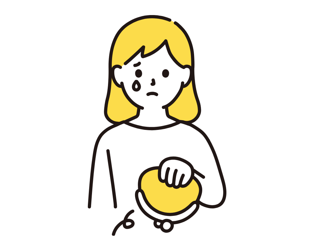 高額な修理費用に困る人物