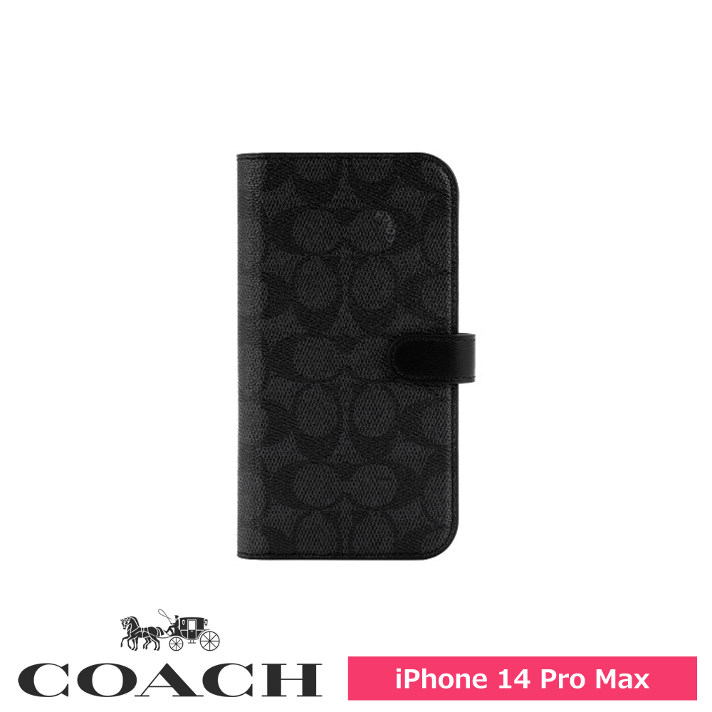 COACH コーチ iPhone 14 Pro Max Coach Folio Case - Signature C