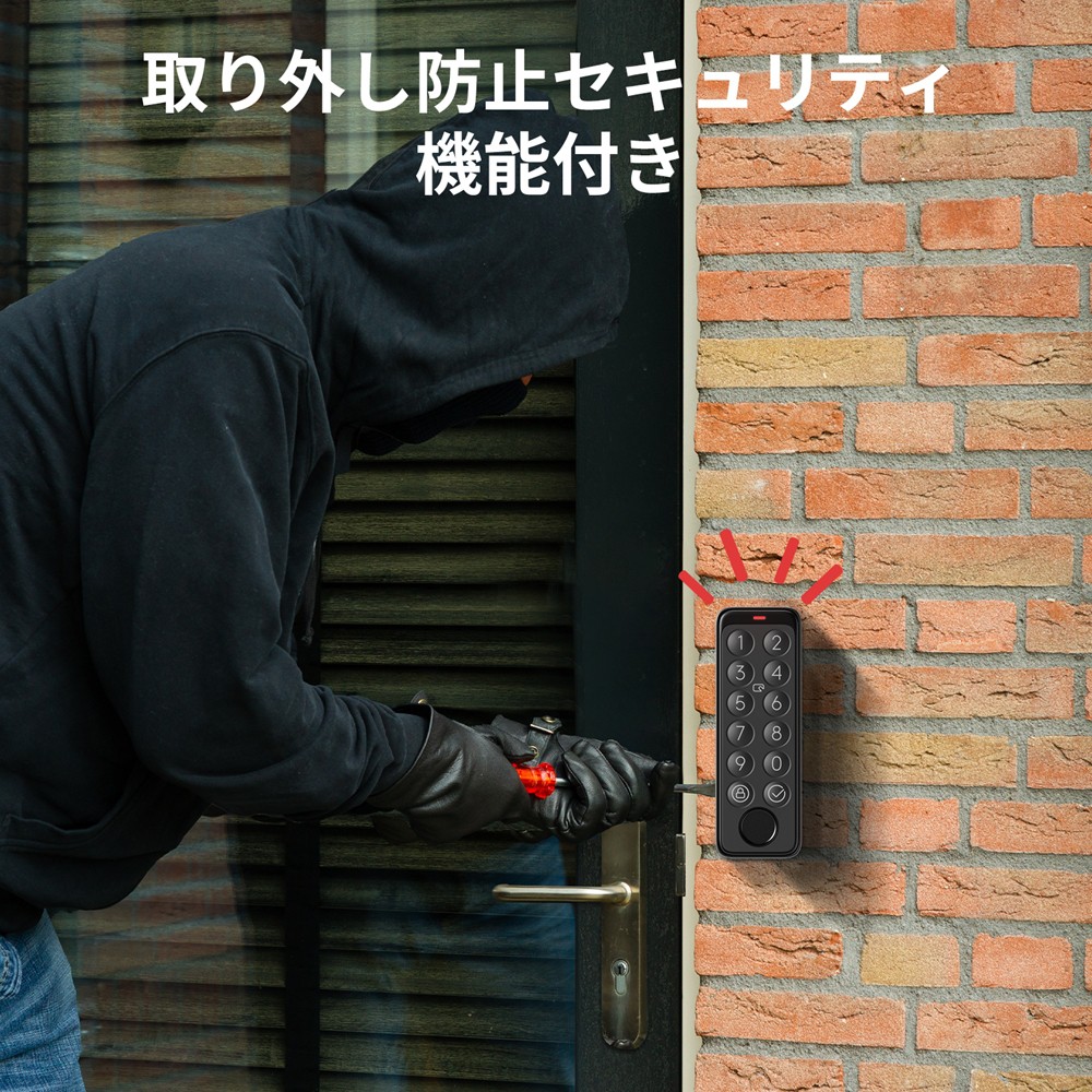 SwitchBot スイッチボット キーパッドタッチ 指紋認証パッド 玄関ドア