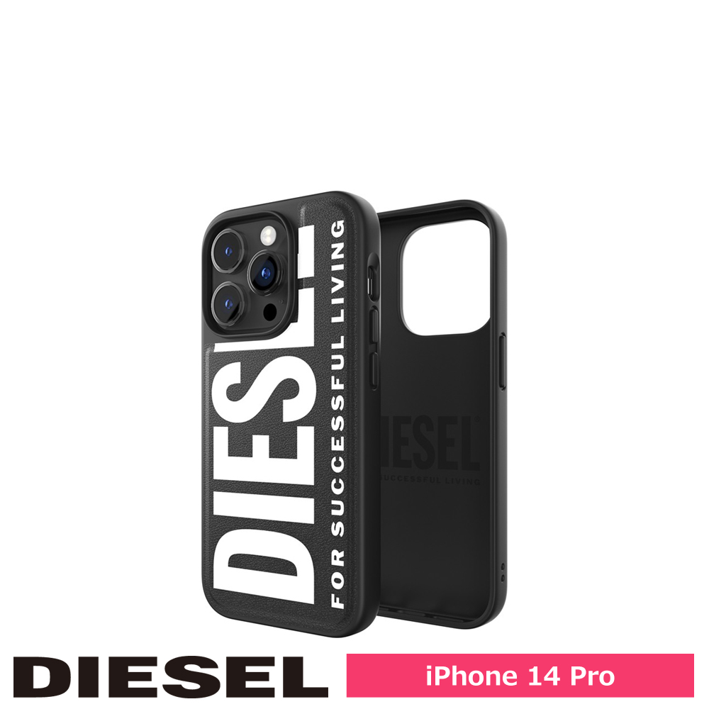 DIESEL ディーゼル iPhone 14 Pro Moulded Case Core FW22 black